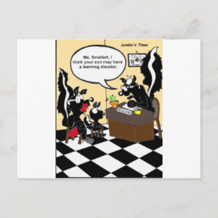 Postal Mofeta Aprendizaje Desodorizantes Regalos Divertid
