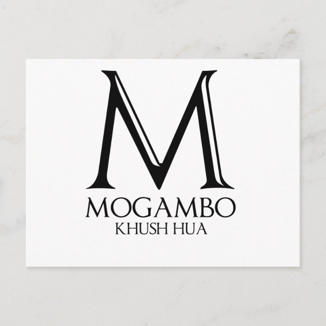 Postal Mogambo (Anverso)