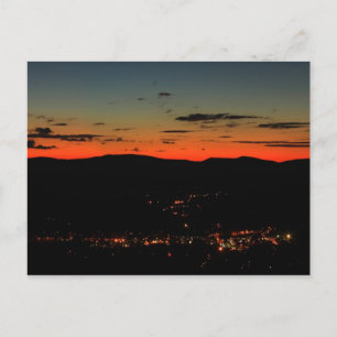 Postal Mohawk Trail Hairpin Turn Twilight