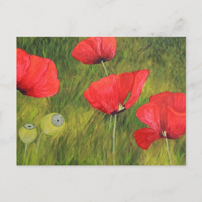 Postal Mohnfeld (Anverso)