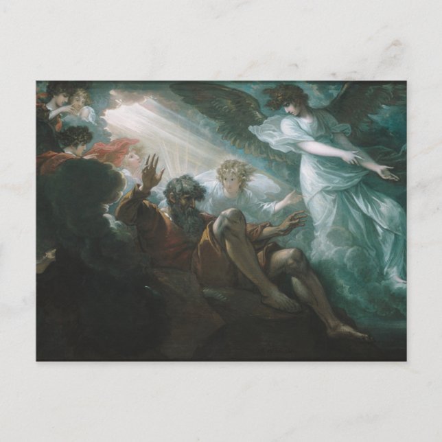 Postal Moisés mostró la tierra prometida (Anverso)