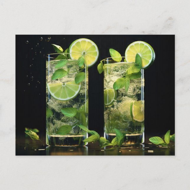 Postal Mojito Cocktails (Anverso)