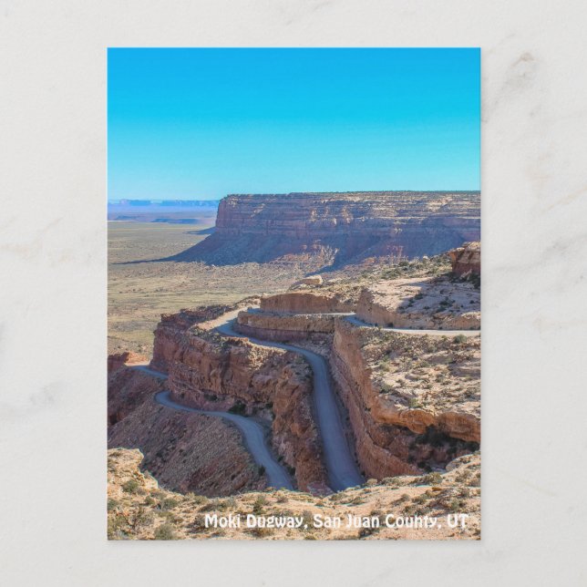Postal Moki Dugway (Anverso)