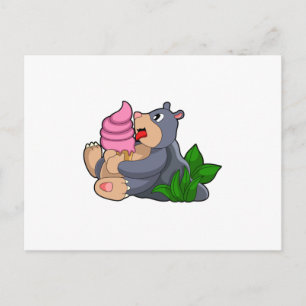 Postal Mole con helado de waffle