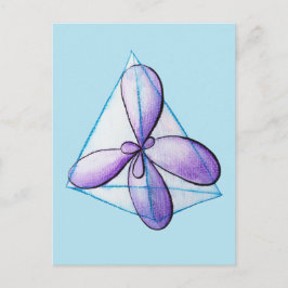 Postal Molécula de Química Orbital Atómica Ciencia