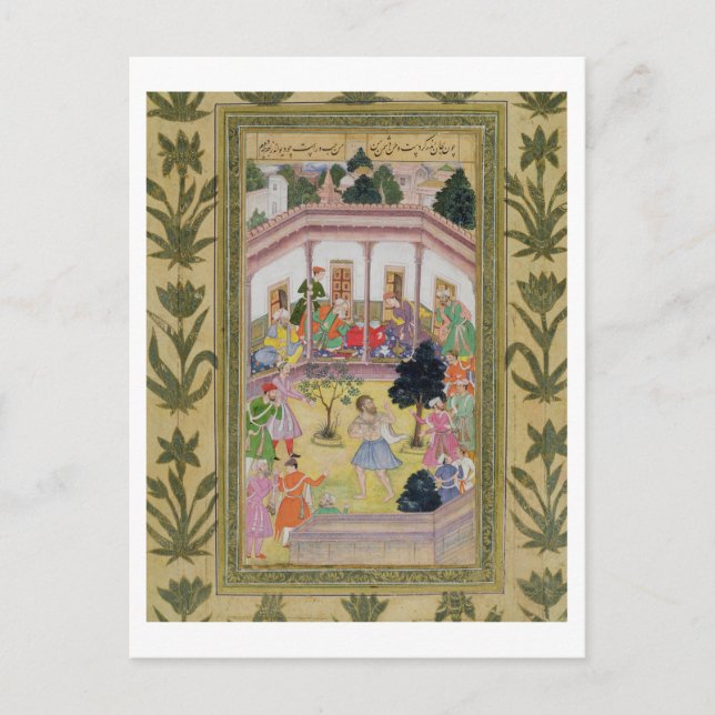 Postal Molestias de un loco en una reunión social, por (Anverso)