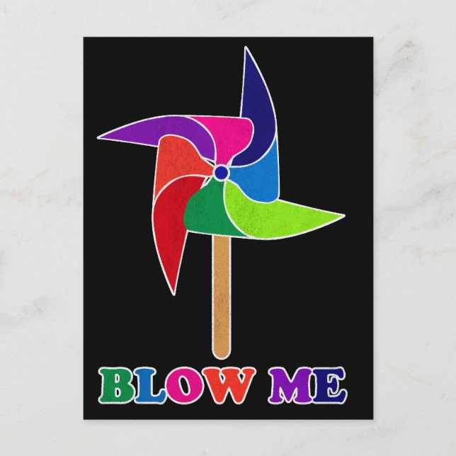 Postal Molinillo de viento (Anverso)