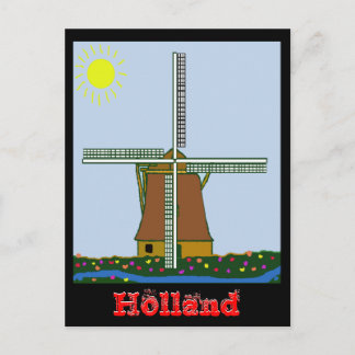 Postal molinillos de viento, Holanda, Holanda
