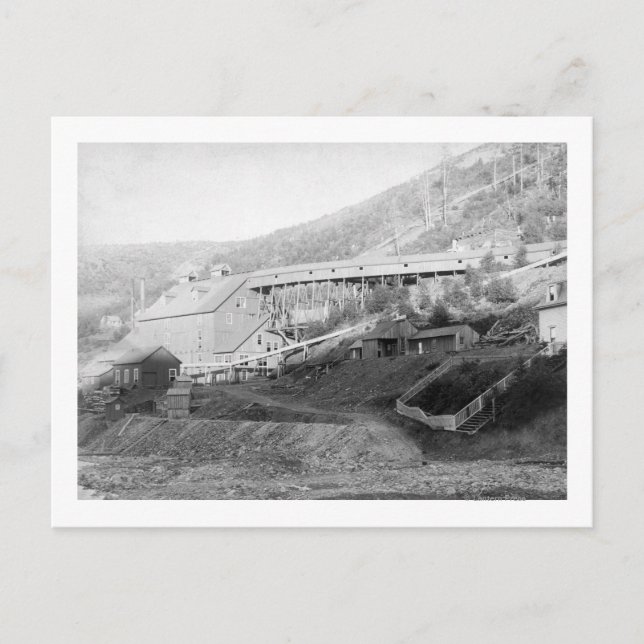 Postal Molino de oro de Smet en la ciudad central (Anverso)