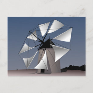 Postal molino de viento