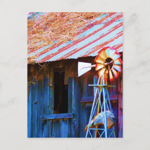 Postal Molino de viento de antaño