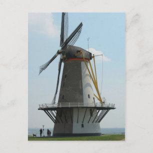 Postal Molino de viento de Holanda en Zelanda, los Países