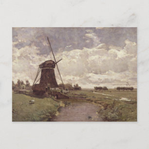 Postal Molino de viento en Leidschendam