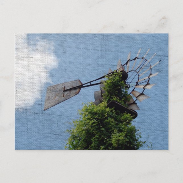 Postal Molino de viento exclusivo (Anverso)