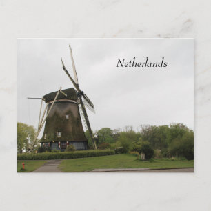 Postal Molino de viento, Holanda, Países Bajos, Amsterdam