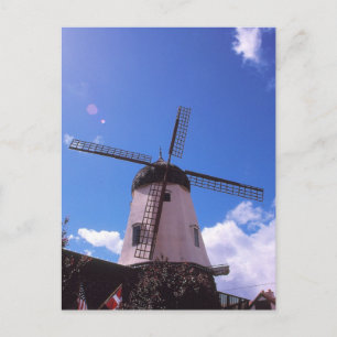 Postal Molino de viento holandés, Solvang CA