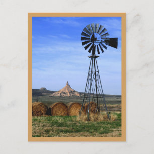 Postal - Molino de viento occidental (diurno)