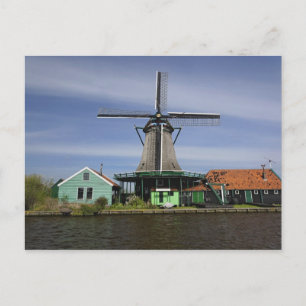 Postal Molino de viento, Zaanse Schans, Holanda, Países B