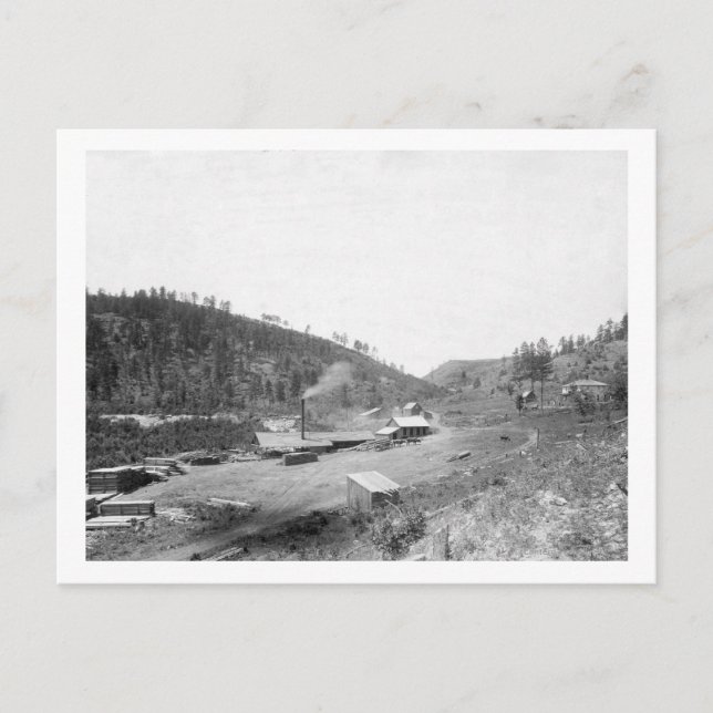 Postal Molino visto de Dobbin en la fotografía de Black H (Anverso)