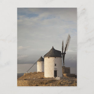 Postal Molinos de viento antiguos de La Mancha, Consuegra