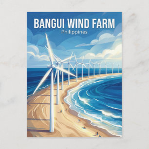 Postal Molinos de viento de Bangui Filipinas