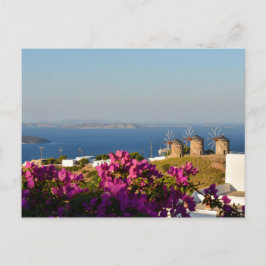 Postal Molinos de viento en Patmos