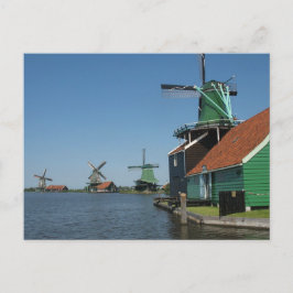 Postal Molinos de viento Zaanse Schans en Holanda