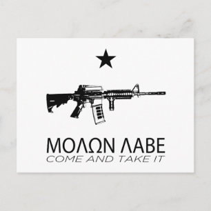 Postal Molon Labe - Ven Y Tómalo