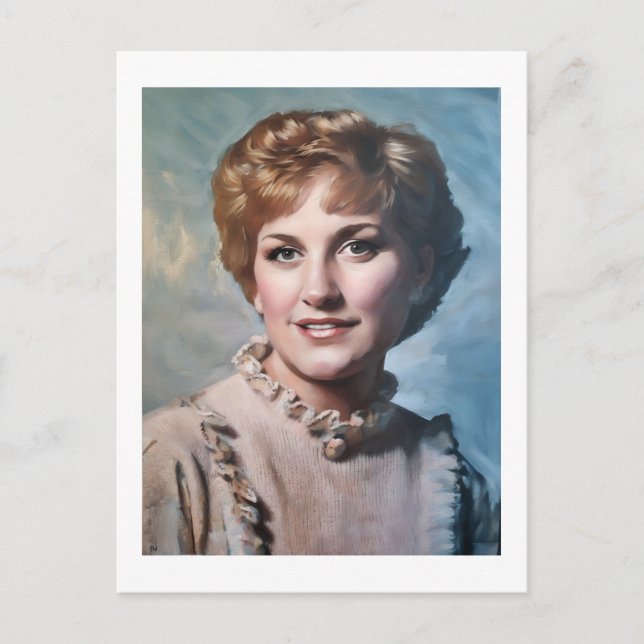 Postal Mom as Computer Impasto Oil Painting  (Anverso)