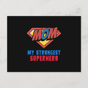 Postal MOM Mi superhéroe más fuerte