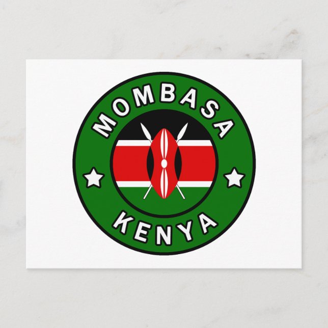 Postal Mombasa Kenia (Anverso)