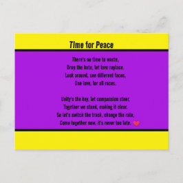 Postal Momento de paz