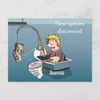 Momento divertido de pesca: nuevas especies