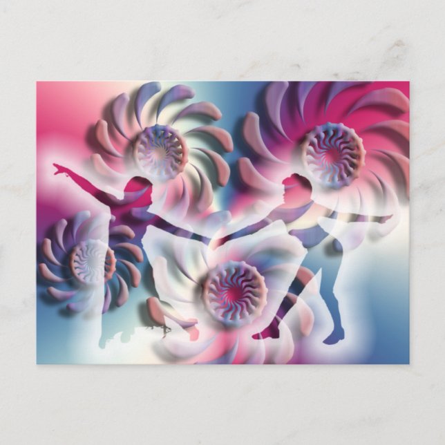 Postal Momento mágico de la danza (Anverso)