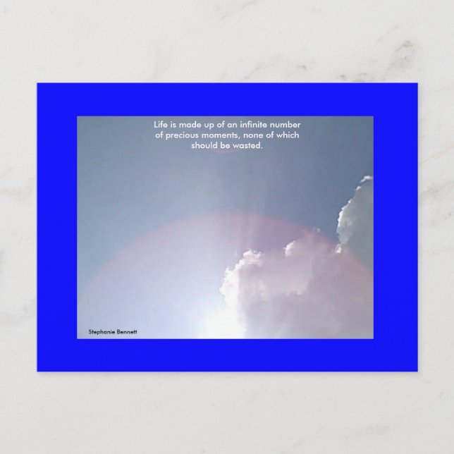 Postal Momentos preciosos (Anverso)