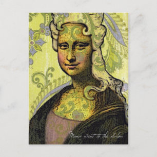 Postal Mona fue al salón