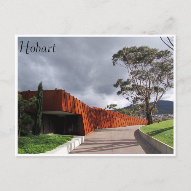 Postal mona hobart tassie (Anverso)