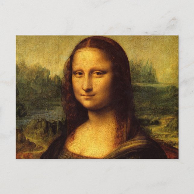 Postal Mona Lisa (Anverso)