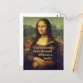 Postal Mona Lisa