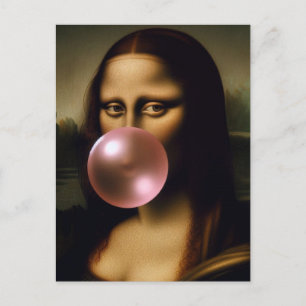 Postal Mona Lisa