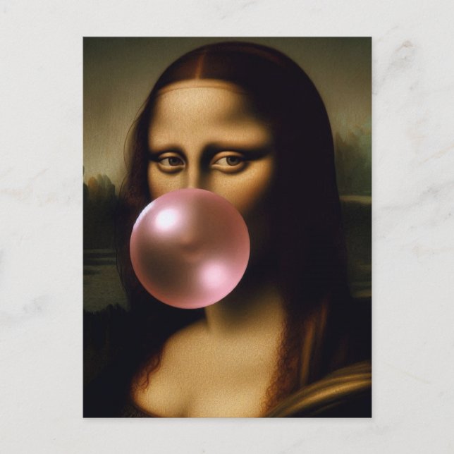 Postal Mona Lisa (Anverso)