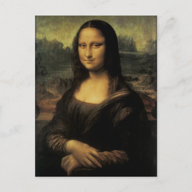 Postal Mona Lisa (Anverso)