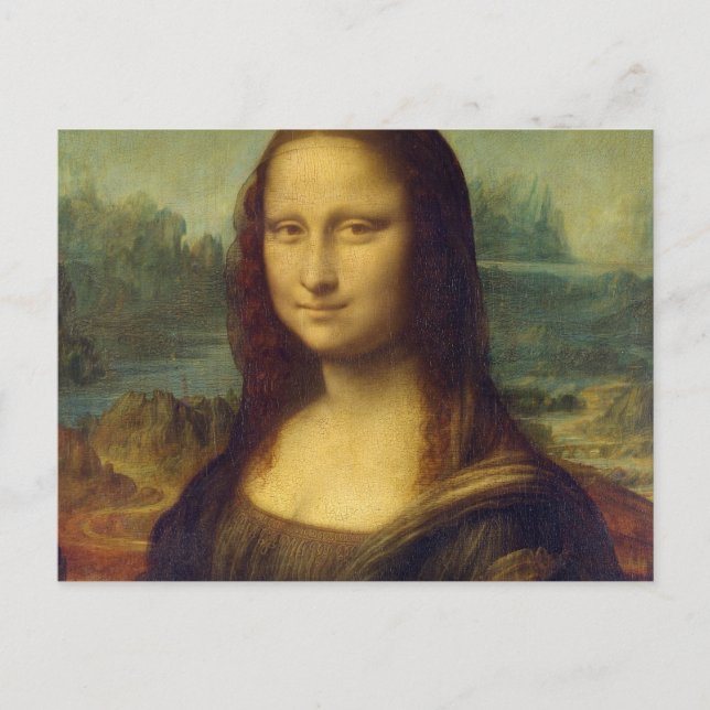 Postal Mona Lisa (Anverso)