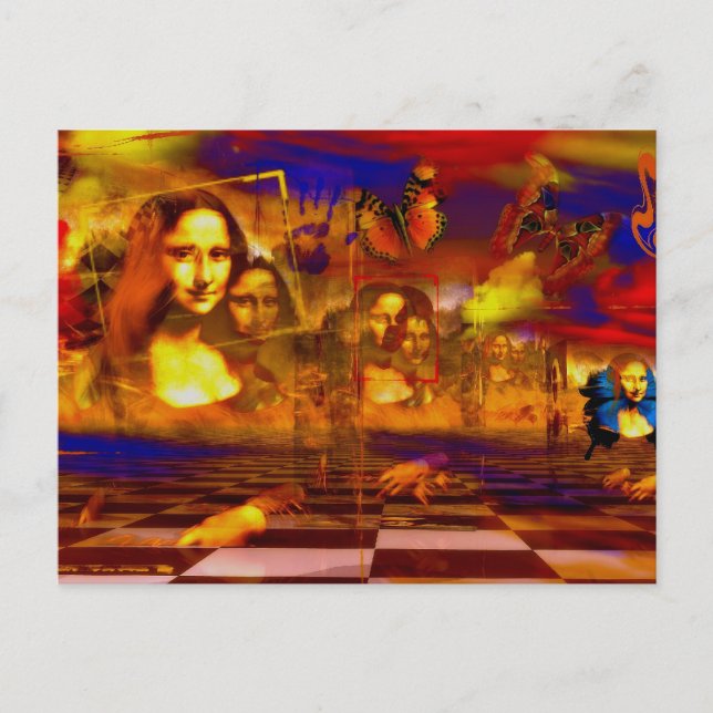 Postal Mona Lisa (Anverso)