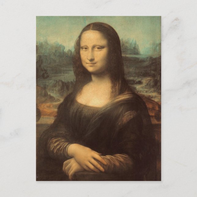 Postal Mona Lisa (Anverso)