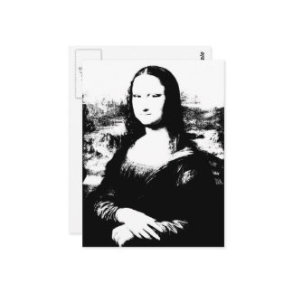 Postal Mona Lisa