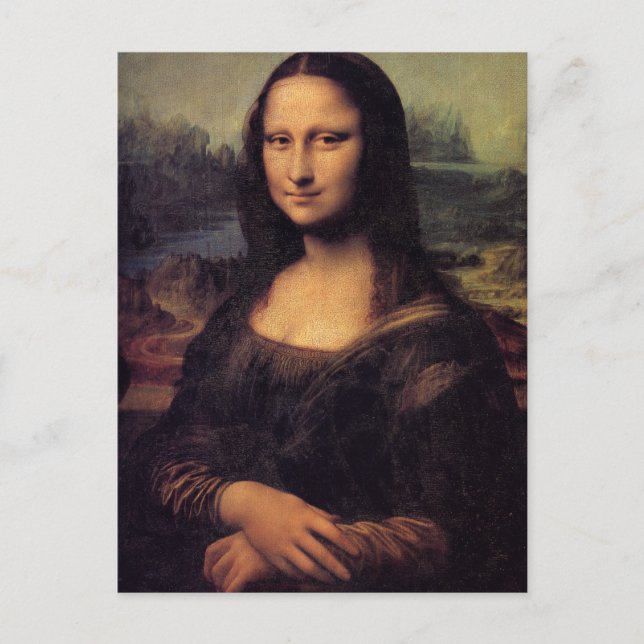 Postal Mona Lisa (Anverso)