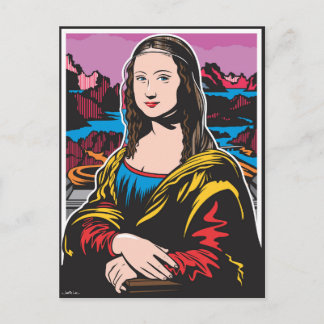 Postal Mona Lisa