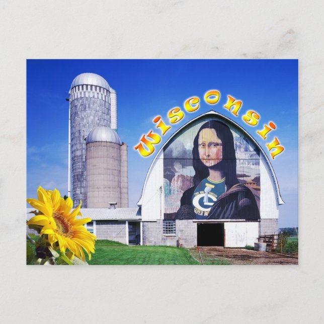 Postal Mona Lisa Barn (Anverso)