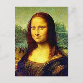 Postal Mona Lisa de Da Vinci, Bella Artes